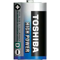 Toshiba High Power LR20GCP BP-2 Αλκαλικές Μπαταρίες D 1.5V 2τμχ