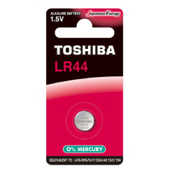 Toshiba Αλκαλική Μπαταρία Ρολογιών LR44 BP-1C 1τμχ
