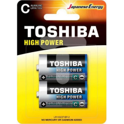 Toshiba High Power LR14GCP BP-2 Αλκαλικές Μπαταρίες C 1.5V 2τμχ