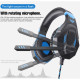 OVLENG OV-P30 Ergonomic Design E-sports Gaming Headphone 3.5mm Wired Over-Ear Headset with Rotation Microphone - Black  /  Blue Bluetooth / Headsets / Speakers