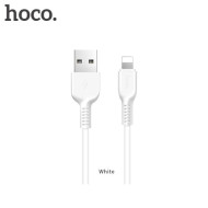 HOCO X20 2M 8-Pin Lightning USB Charging Data Cable Cord for iPhone iPad iPod - White