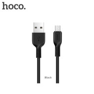 HOCO X20 2M 2A Micro USB Data Sync Charger Cable for Samsung Huawei LG - Black