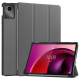 For Lenovo Tab M11 / Xiaoxin Pad 11 2024 Case Tri-fold Stand PU Leather+PC Tablet Cover - Grey Lenovo Cases Mobile Tablet