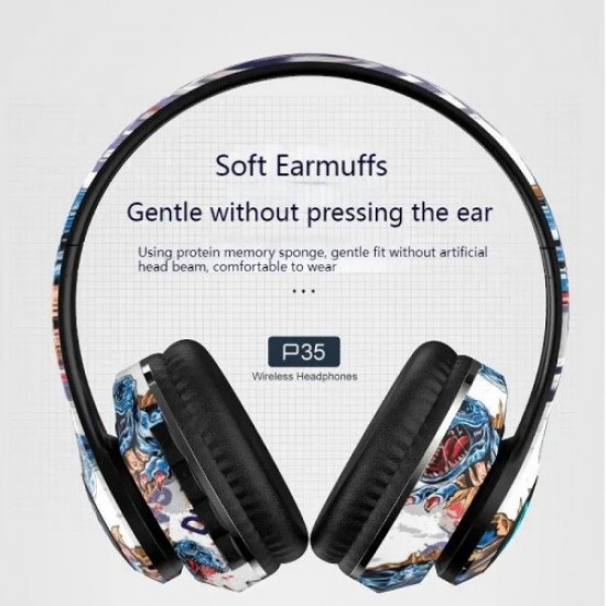 P35 LED Lighting Wireless Headset Bluetooth Earphone E-Sport Gaming Headphone - Style A Bluetooth / Headsets / Speakers