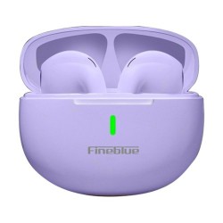 FINEBLUE M5 TWS Bluetooth Touch Earphone Semi-in-ear HiFi Stereo Music Wireless Headset - Purple FINEBLUE M5 TWS Bluetooth Touch Earphone Semi-in-ear HiFi Stereo Music Wireless Headset - Purple