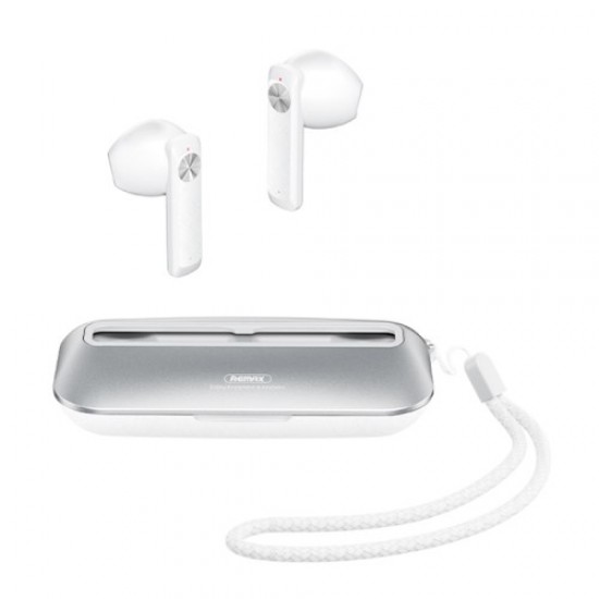 REMAX AlloyBuds M2 TWS Ασύρματα Ακουστικά Bluetooth Earphone IPX6 Waterproof Music HD Call Earbud - Λευκό Ακουστικά / Bluetooth Ακουστικά / Ηχεία