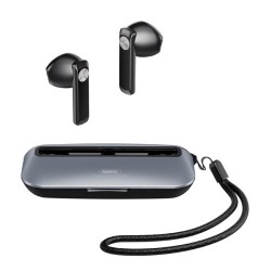 REMAX AlloyBuds M2 TWS Ασύρματα Ακουστικά Bluetooth Earphone IPX6 Waterproof Music HD Call Earbud - Μαύρο