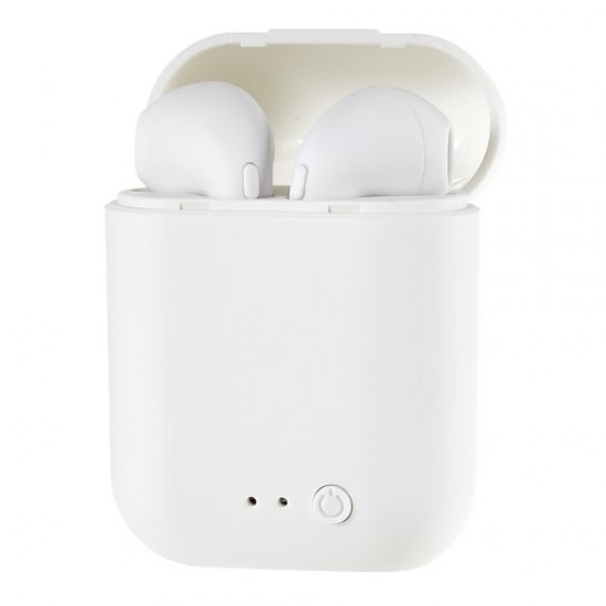 i7mini-2 Mini Macaron TWS Earbuds Scratch Resistant Bluetooth 5.0 Earphone Binaural Stereo Sports Wireless Headset - White Bluetooth / Headsets / Speakers