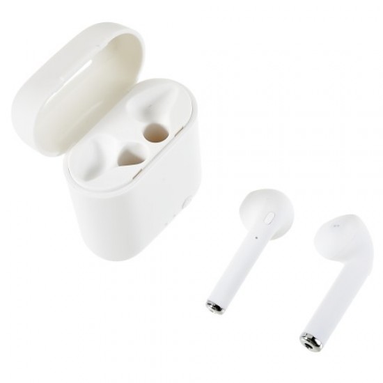 i7mini-2 Mini Macaron TWS Earbuds Scratch Resistant Bluetooth 5.0 Earphone Binaural Stereo Sports Wireless Headset - White Bluetooth / Headsets / Speakers