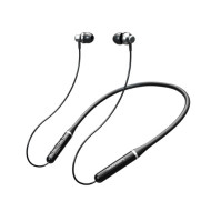 LENOVO XE05 Bluetooth 5.0 Wireless Headphones Neck Hanging Stereo Earphones IPX5 Waterproof Sports Headset - Black