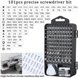 122-in-1 Precision Screwdriver Set Multi Function Electronics Mobile Phone Repair Tool Kit 122-in-1 Precision Screwdriver Set Multi Function Electronics Mobile Phone Repair Tool Kit