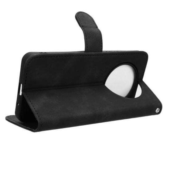 For Xiaomi Redmi A3 Case PU Leather Skin Touch Feeling Wallet Phone Cover - Black XIAOMI Cases Mobile