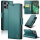 CASEME 023 Series For Xiaomi Redmi 12 4G / 12 5G (Global) / Redmi Note 12R 5G / Poco M6 Pro 5G Case Glossy Litchi Texture Cover - Green XIAOMI Cases Mobile