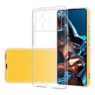 Θήκη Σιλικόνης TPU για Xiaomi Poco X6 Pro 5G / Redmi K70E 5G - Διάφανο