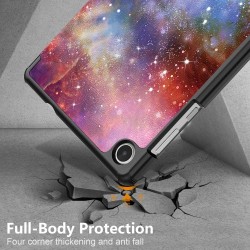 Pattern Printing Tablet Case for Lenovo Tab M8 Gen 4 TB-300FU Tri-fold Stand Tablet PU Leather Cover - Galaxy Pattern Printing Tablet Case for Lenovo Tab M8 Gen 4 TB-300FU Tri-fold Stand Tablet PU Leather Cover - Galaxy
