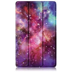 Pattern Printing Tablet Case for Lenovo Tab M8 Gen 4 TB-300FU Tri-fold Stand Tablet PU Leather Cover - Galaxy Pattern Printing Tablet Case for Lenovo Tab M8 Gen 4 TB-300FU Tri-fold Stand Tablet PU Leather Cover - Galaxy