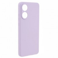 Straight Edge Phone Case for Oppo A78 4G , Lens Precise Cutout Soft TPU Anti-scratch Cover - Purple
