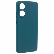 Straight Edge Phone Case for Oppo A78 4G , Lens Precise Cutout Soft TPU Anti-scratch Cover - Army Green