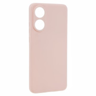 Straight Edge Phone Case for Oppo A78 4G , Lens Precise Cutout Soft TPU Anti-scratch Cover - Pink