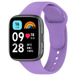 Λουράκι Σιλικόνης για Xiaomi Redmi Watch 3 active / Mi Watch Lite 3 - Μωβ