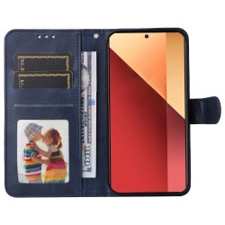 Θήκη Πορτοφόλι με Βάση Στήριξης (Όψη Δέρματος) για Xiaomi Redmi Note 13 Pro 4G / Poco M6 Pro 4G - Μπλε Θήκη Πορτοφόλι με Βάση Στήριξης (Όψη Δέρματος) για Xiaomi Redmi Note 13 Pro 4G / Poco M6 Pro 4G - Μπλε