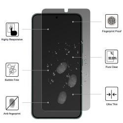 Anti-Spy Σκληρυμένο Γυαλί (Tempered Glass) Προστασίας Οθόνης για Samsung Galaxy S24+ / S25+ - Φιμέ