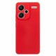 For Xiaomi Redmi Note 13 Pro+ 5G Case TPU Fiber Lining Protective Phone Cover - Red XIAOMI Cases Mobile
