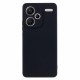 For Xiaomi Redmi Note 13 Pro+ 5G Case TPU Fiber Lining Protective Phone Cover - Black XIAOMI Cases Mobile