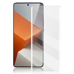 MOCOLO 3D Σκληρυμένο Γυαλί (Tempered Glass) Προστασίας Οθόνης με Υγρή Κόλλα και Λάμπα UV Πλήρης Κάλυψης για Xiaomi Redmi Note 13 Pro+ 5G