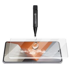 MOCOLO 3D Σκληρυμένο Γυαλί (Tempered Glass) Προστασίας Οθόνης με Υγρή Κόλλα και Λάμπα UV Πλήρης Κάλυψης για Xiaomi Redmi Note 13 Pro+ 5G