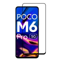 RURIHAI Σκληρυμένο Γυαλί (Tempered Glass) Προστασίας Οθόνης Πλήρης Κάλυψης για Xiaomi Redmi 12 5G (Global) / Poco M6 Pro 5G 