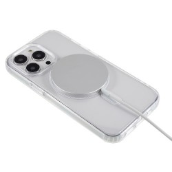 Magnetic Case for iPhone 13 Pro Max 6.7 inch. Hard Acrylic Soft TPU Transparent Phone Cover Compatible with MagSafe Magnetic Case for iPhone 13 Pro Max 6.7 inch. Hard Acrylic Soft TPU Transparent Phone Cover Compatible with MagSafe