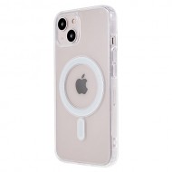 Phone Case Compatible with MagSafe for iPhone 13 6.1 inch. Acrylic + TPU Anti-scratch Transparent Cover