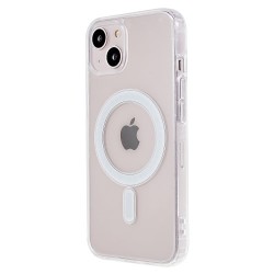 Phone Case Compatible with MagSafe for iPhone 13 6.1 inch. Acrylic + TPU Anti-scratch Transparent Cover Phone Case Compatible with MagSafe for iPhone 13 6.1 inch. Acrylic + TPU Anti-scratch Transparent Cover