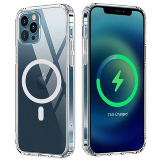 Scratch Resistant Magnetic Case for iPhone 14 Pro Max 6.7 inch Transparent TPU Cover Anti-Drop Slim Case Apple Cases Mobile