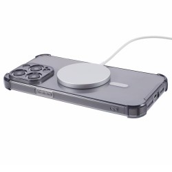 Μαγνητική Θήκη Σιλικόνης TPU (συμβατή με MagSafe) για iPhone 15 Pro - Μαύρο