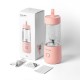 VITAMER 350ml Portable Electric Fruit Juicer USB Rechargeable Smoothie Blender Machine Kitchen Fruit Mixer Cup Juicing Cup - Pink Gadgets - Toys - Hobby