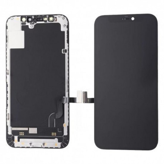 LCD Screen and Digitizer Touch Screen for iPhone 12 Pro Max OLED GX Hard - Black Apple Parts