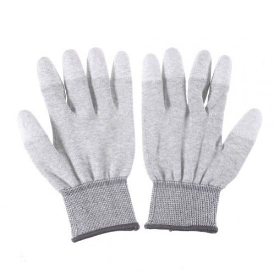 TOP FIT PU Coated Finger Anti-Fingerprint Cut Protection Glove Size L Gadgets - Toys - Hobby