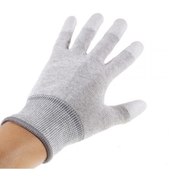 TOP FIT PU Coated Finger Anti-Fingerprint Cut Protection Glove Size L Gadgets - Toys - Hobby