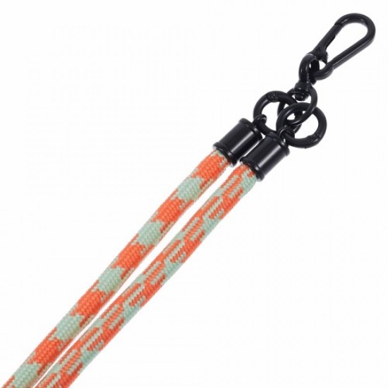 Cell Phone Strap 8mm Thickness Anti-Theft Adjustable Nylon Neck Lanyard with Clear Patch - Style J Holders & Docks