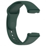 For Xiaomi Redmi Watch 3 Lite / Watch 3 Active Replacement Silicone Watchband Soft Watch Strap - Dark Green