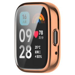Θήκη Σιλικόνης Electroplated για Xiaomi Redmi Watch 3 Lite / Watch 3 Active - Χρυσαφί