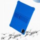 For TCL Tab 11 Silicone Tablet Case PC Kickstand Thickened Corner Protective Tablet Cover - Dark Blue TCL Mobile Cases