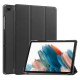 For Samsung Galaxy Tab A9 Tri-fold Stand PU Leather Tablet Case Full Protection Tablet Cover - Black Samsung Cases Mobile Tablet