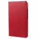 For Samsung Galaxy Tab A9 Case PU Leather Rotating Stand Tablet Cover - Red Samsung Cases Mobile Tablet