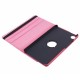 For Samsung Galaxy Tab A9 Case PU Leather Rotating Stand Tablet Cover - Rose Samsung Cases Mobile Tablet