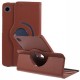 For Samsung Galaxy Tab A9 Case PU Leather Rotating Stand Tablet Cover - Brown Samsung Cases Mobile Tablet