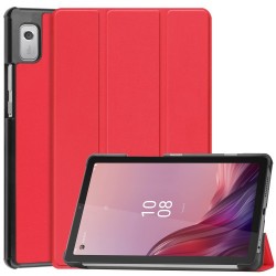 Θήκη Βιβλίο Tri-Fold με Βάση Στήριξης για Lenovo Tab M9 TB-310FU - Κόκκινο