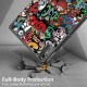 For Lenovo Tab P11 Gen 2 Pattern Printing PU Leather Protective Cover Trifold Stand Smart Tablet Case with Auto Wake / Sleep - Graffiti Lenovo Cases Mobile Tablet